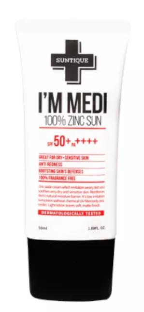 Suntique Im Medi 100% Zinc Sun SPF50+ 50 ml