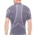 Cellutex T-shirt de Compression Running Gris & Ecru pour Homme Taille S/M