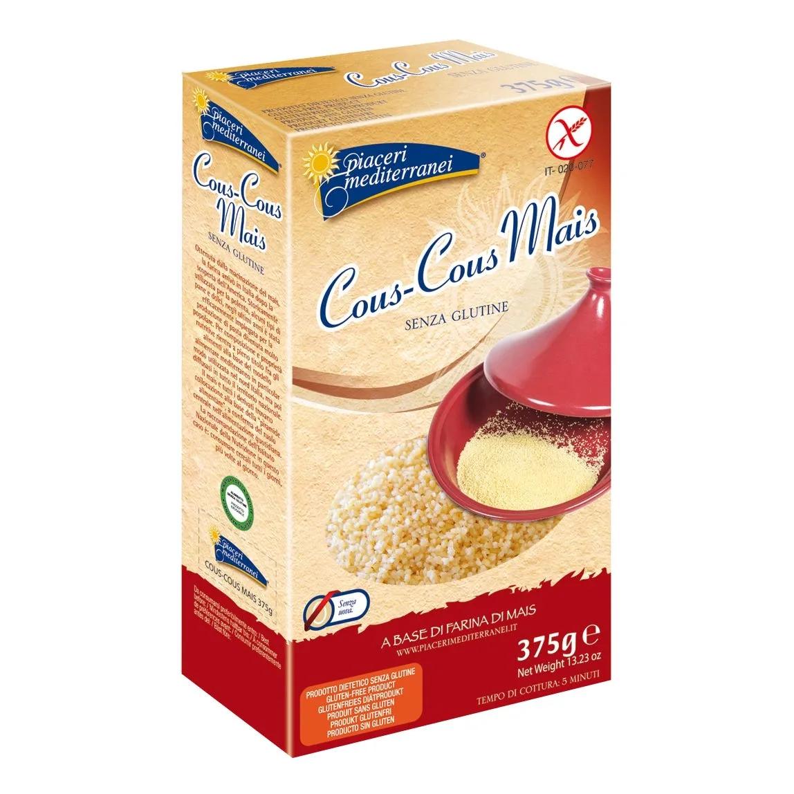 Piaceri Mediterranei Pasta di Mais Cous Cous Senza Glutine 375 g