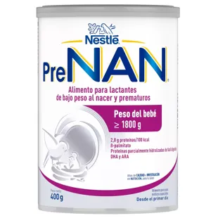 Nestlé PreNAN Lactantes Bajo Peso o Prematuro 400 gr