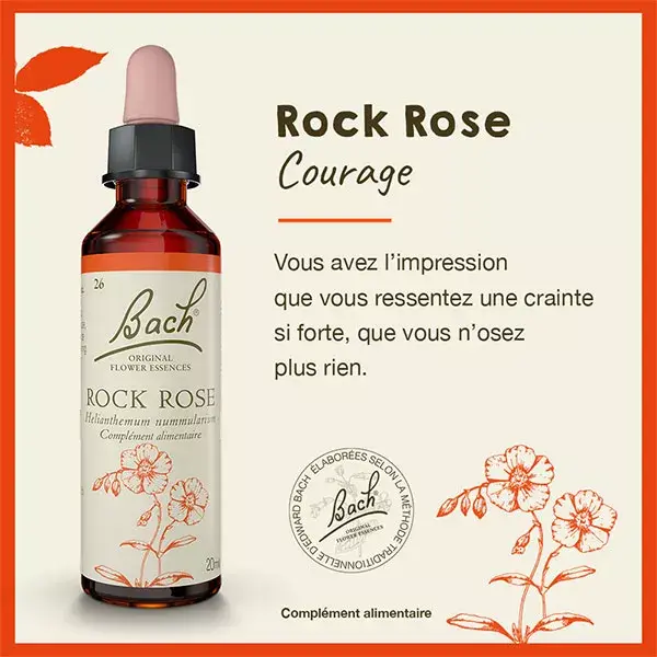 Fleurs de Bach 26 Rosa delle Rocce 20 ml