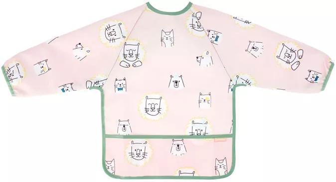 Badabulle Long Sleeve Bib Pink