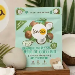 Lovea - Démaquillant Solide - Huile De Coco Bio - Yeux Sensibles 50g