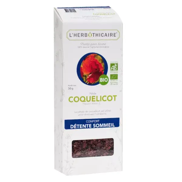 L'Herbôthicaire Tisane Coquelicot Bio 30g
