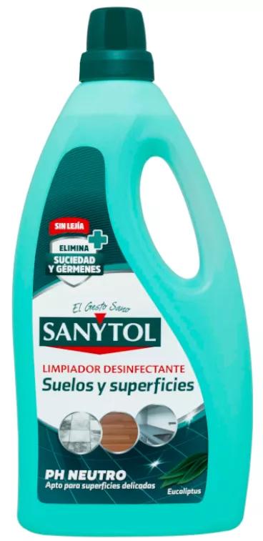 Sanytol Nettoyant Ménager Désinfectant Sans Javel 1200 ml