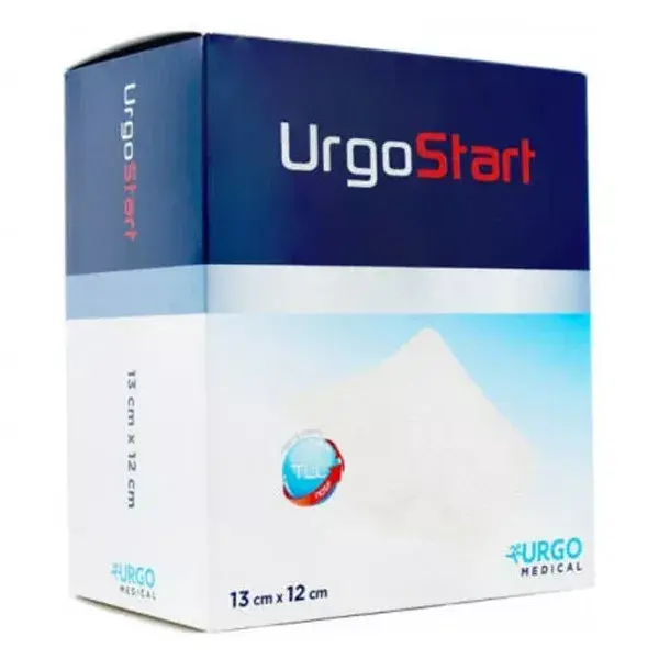 Urgo Urgostrart Micro-Adhesive Hydrocellular Dressing 13cm x 12cm 16 Units