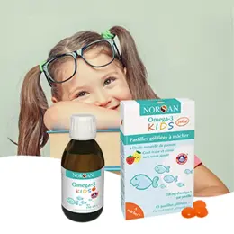 Norsan Omega-3 Kids Huile de Poisson et Foie de Morue 150ml