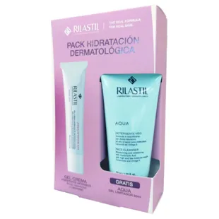 Rilastil Aqua Gel Limpiador 50 ml + Aqua Intense 72H Gel-Crema 40 ml
