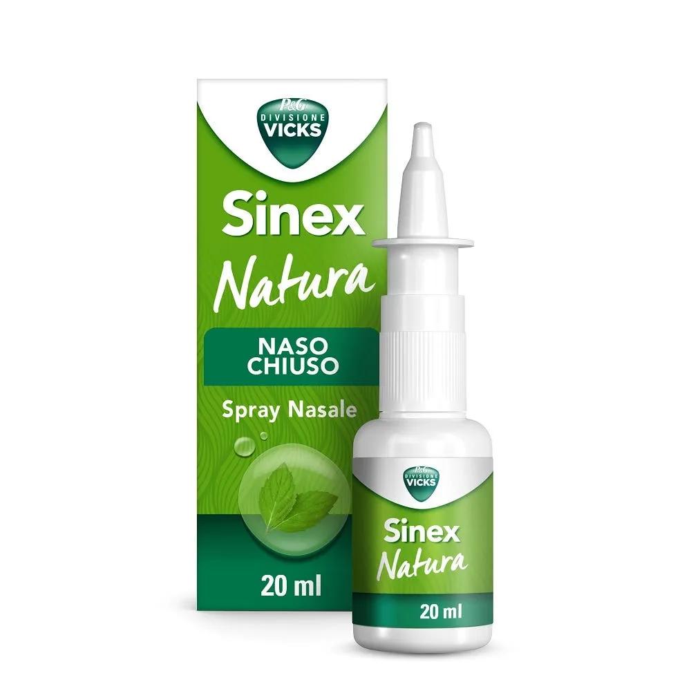 Vicks Sinex Natura Spray Salino Ipertonico Naso Chiuso 20 ml