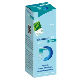 100% Natural Vitamina D3 Forte Líquida 30 ml