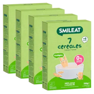 Smileat 7 Cereal Porridge BIO +6m 4x200 gr