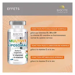 Biocyte Multivit Liposomal 60 gélules