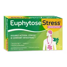 Euphytose Stress Digestion Stress et Confort Intestinal 2x14 comprimés