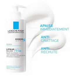 La Roche-Posay Lipikar Routine Peau Sèche Huile Lavante AP+ Anti-Irritation 750ml & Baume AP+M Triple Réparation 400ml