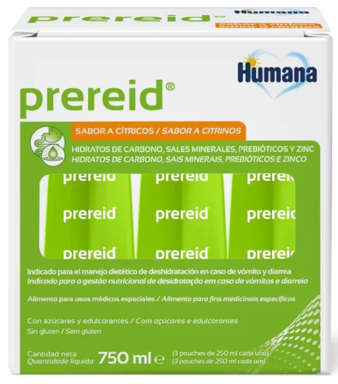 Réhydratation orale Humana Baby Prereid 3x250 ml