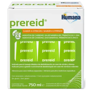 Humana Baby Prereid Rehidratación Oral 3x250 ml