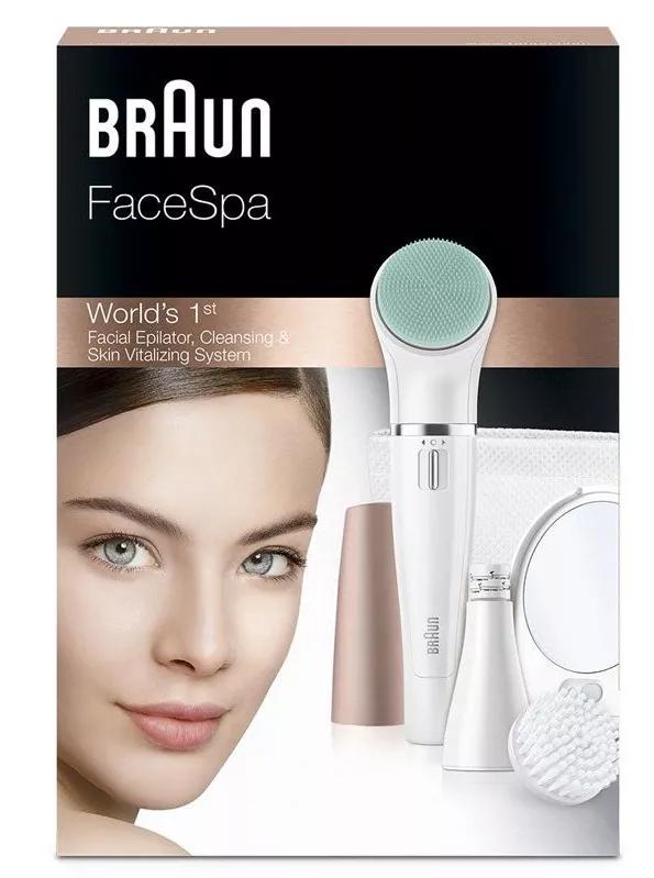 Braun FaceSpa 851V Sistema de depilação Facial Multipack