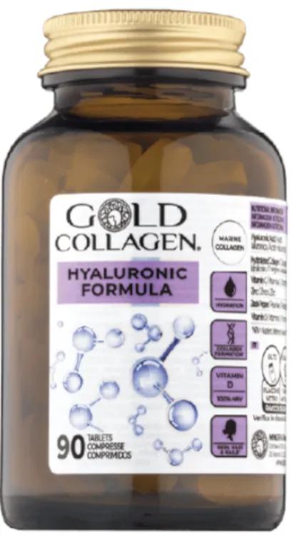 Gold Collagen Hyaluronic Formula 90 Tablets