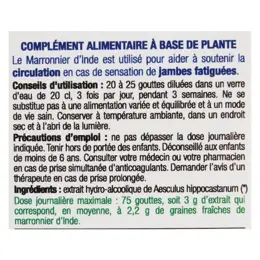 Ladrôme Extraits de Plantes Fraîches Marronnier d'Inde Bio 50ml