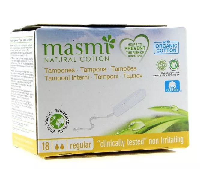 Tampon coton MASMI unités numériques 18 réguliers