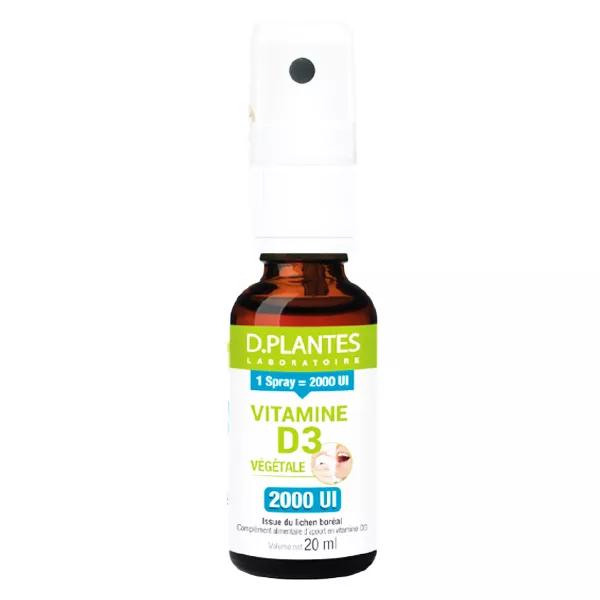 D.Plantes Vitamina D3 2000UI Spray Vegetal 20ml