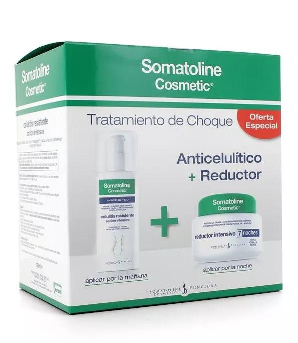 Somatoline Kit Tratamiento Completo: Gel Intensivo 7 Noches + Celulitis Resistente 150ml
