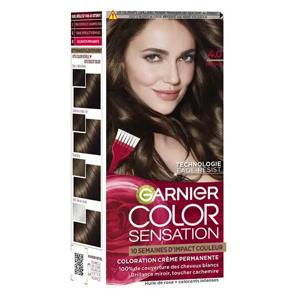Garnier Color Sensation Coloration Permanente 4.0 Châtain