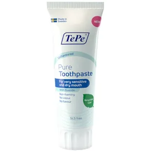 TePe Pure Unflavored Toothpaste 75ml