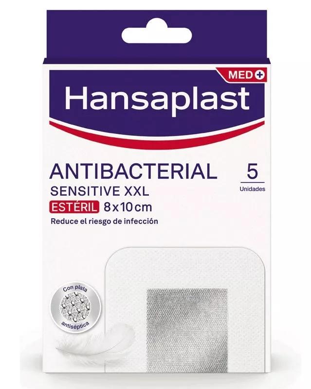 Hansaplast Sensitive XXL 8x10cm 5 Pensos