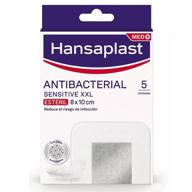 Hansaplast Sensitive XXL 8x10cm 5 Pensos