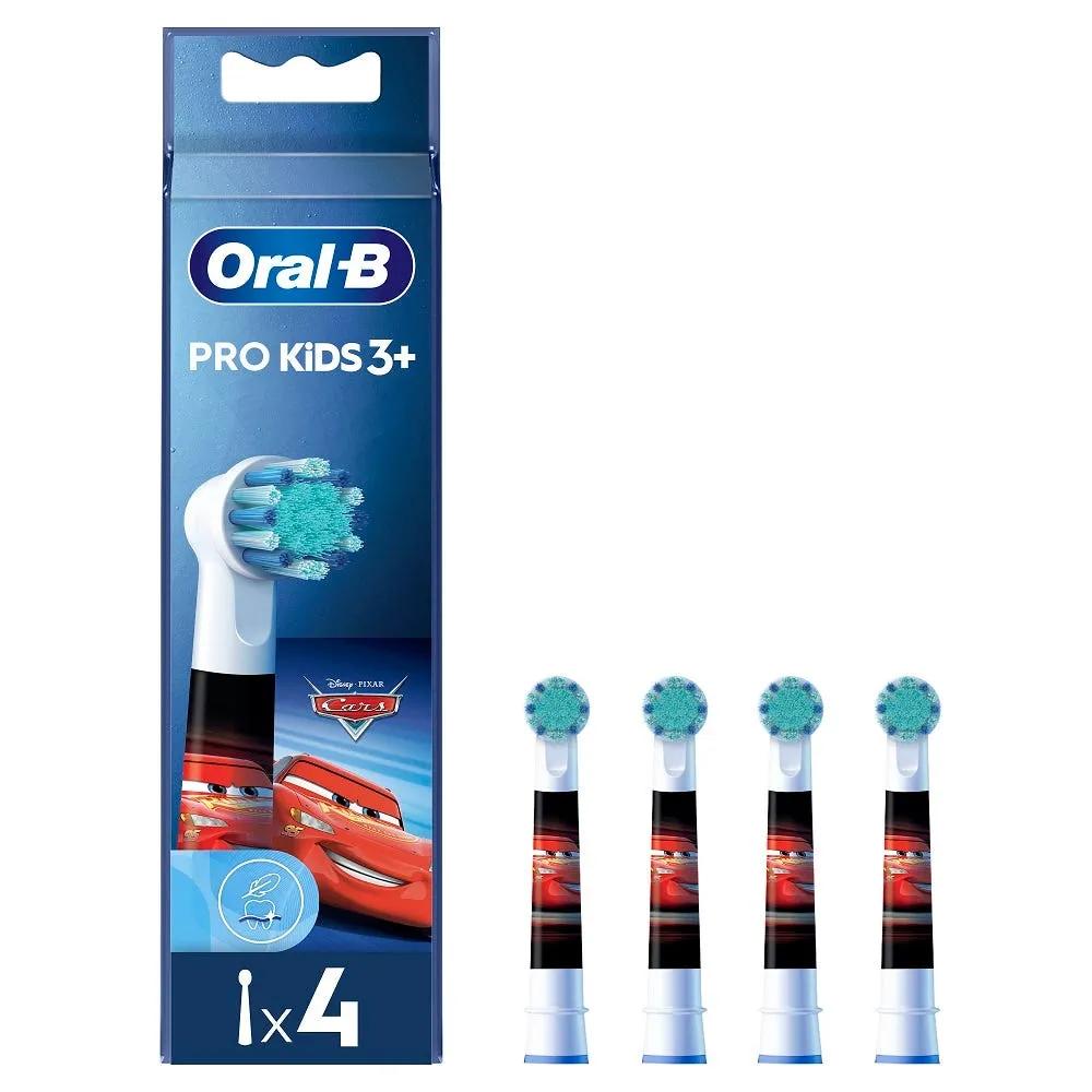 Oral B Pro Kids Disney Cars/Principesse Disney Refill Testine 4 Pezzi