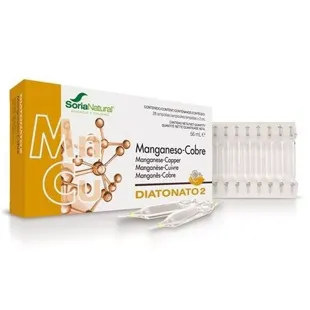 Soria Natural Diatonato 2 Manganeso y Cobre 28 Viales