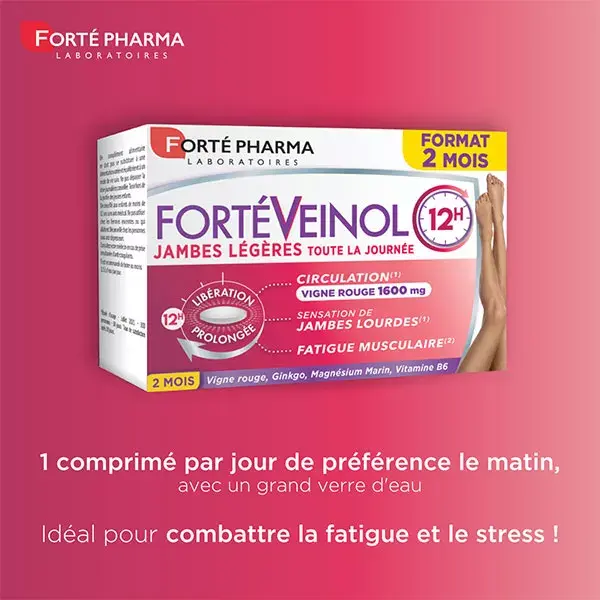 Forté Pharma Fortéveinol 12H 60 comprimidos
