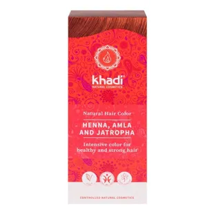 Khadi Henna Pura Amla e Jatropha Vermelha 100 gr