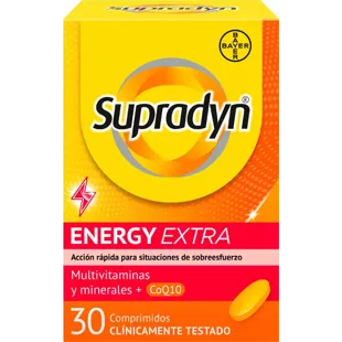 Supradyn Energy Extra Sport Vitaminen en Energie 30 Tabletten