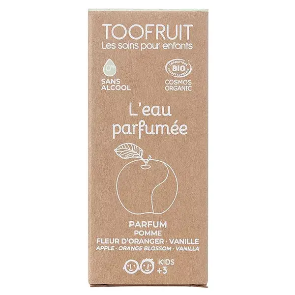 TooFruit Enfant Corps Eau Parfumée Pomme Fleur d'Oranger Vanille Bio 30ml