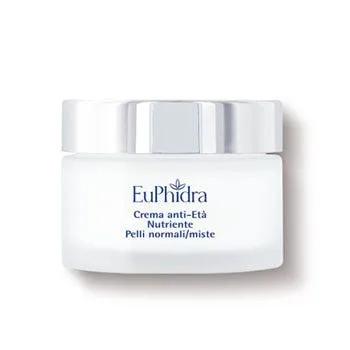 Euphidra Skin Crema Viso Nutriente Anti-Age per Pelli Secche ed Inaridite 40 ml