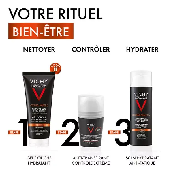 Vichy Homme Anti-Fatigue Face and Body Set