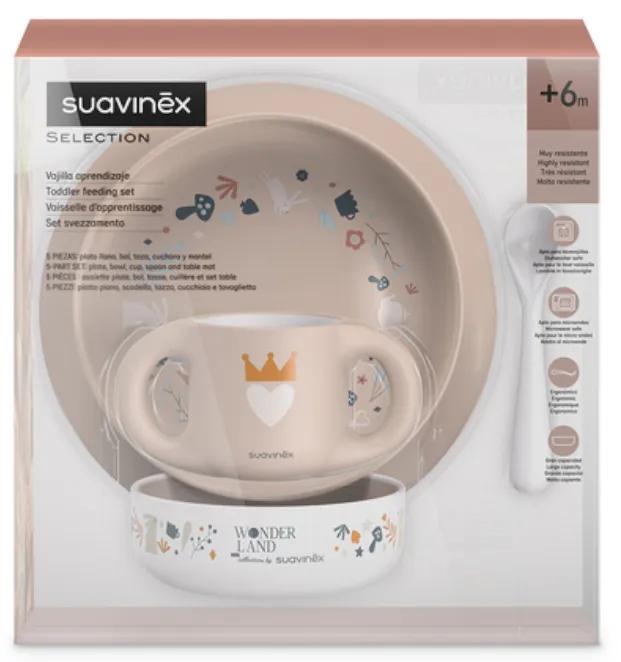 Suavinex + 6m servies voor meisjes