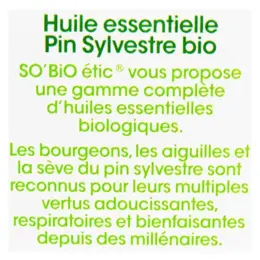 So'Bio Étic Aroma Huile Essentielle Pin Sylvestre Bio 10ml