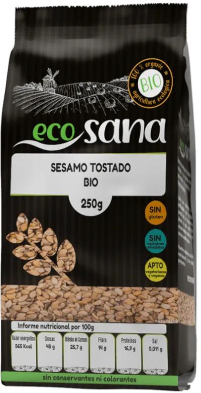 Ecosana Biologische Geroosterde Sesam 250 gr