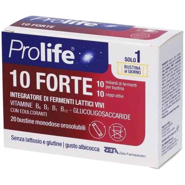 Prolife 10 Forte Integratore Per Il Benessere Intestinale 20 Stick