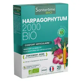 Santarome Bio Harpagophytum Bio 2000 - Douleurs articulaires - 20 ampoules