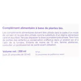 Nat & Form Ampoules Draineur Hépatique Bio 20 ampoules