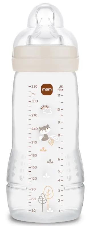 MAM Easy Active Fast Flow Neutrale Matte Fles +4m 330 ml