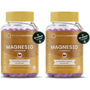 Premium Gummies Magnesium + Vit. B6 2x60 pcs