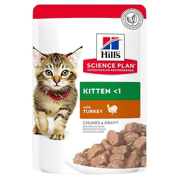 Hill's Science Plan Kitten Bocconcini Tacchino Per Gatti Cuccioli Bustina 85G