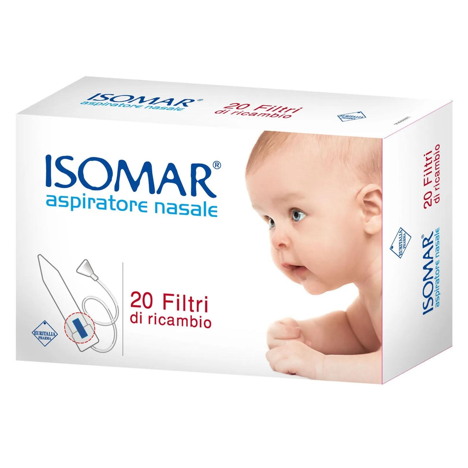 Isomar Filtri Aspiratore Nasale 20 Pezzi