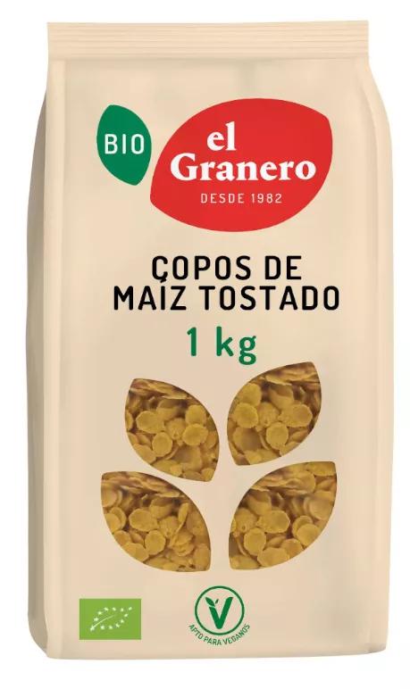 El Granero Integral Copos de Maíz Tostado Bio 1 Kg