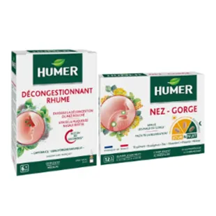 Humer  Spray Nasale 20ml + Naso e Gola Giorno e Notte 15 compresse
